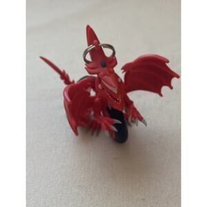 Yugioh Yu-Gi-Oh Backpack Hanger Clip Keychain Slifer the Sky Dragon Red Black
